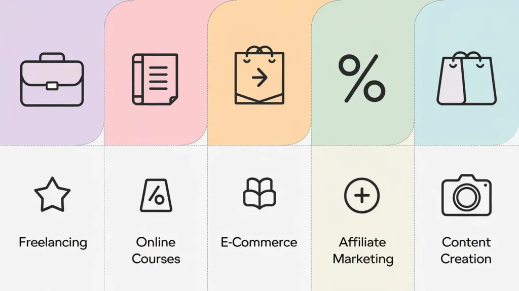 5 façons de générer un revenu en ligne