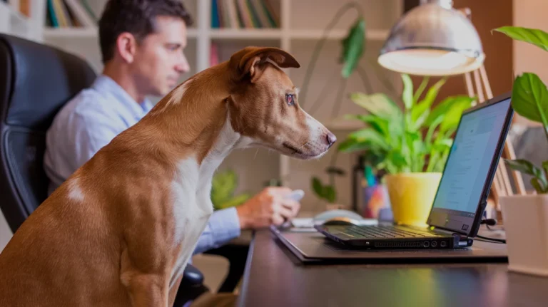 Un homme qui travail